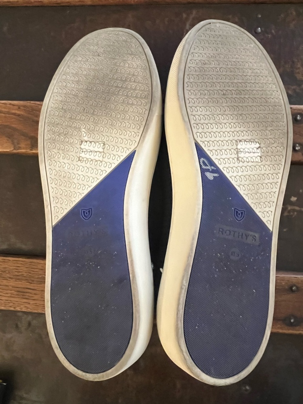 Rothy's women’s Black Slip-On Knit Sneakers - Picture 3 of 4